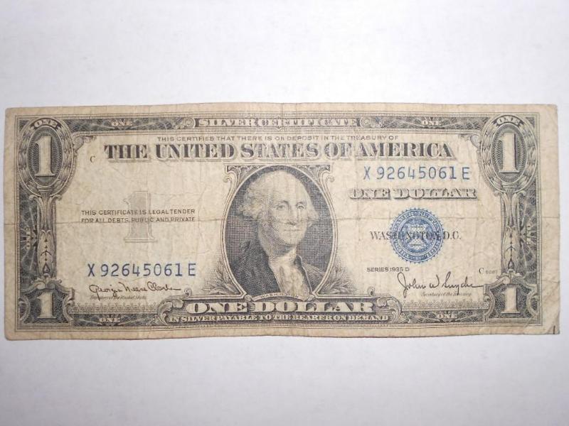 $1.00 Silver Certificate series&nbs...