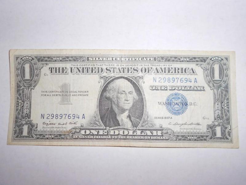 $1.00 Silver Certificate series 195...