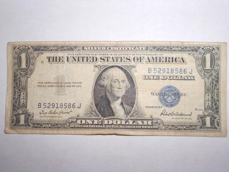 $1.00 Silver Certificate series&nbs...