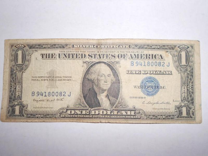 $1.00 Silver Certificate series&nbs...
