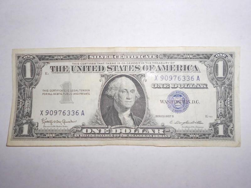 $1.00 Silver Certificate series 195...