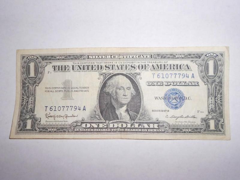 $1.00 Silver Certificate series 195...