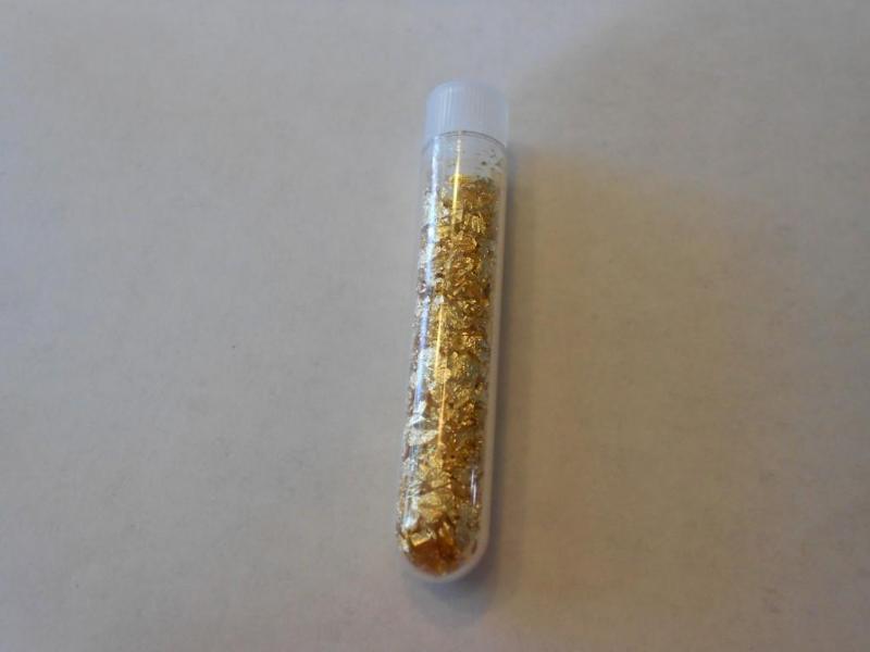 Vile of Gold Flakes....