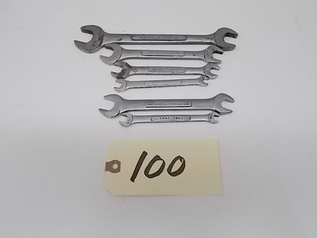 lot 100 image: Craftsman Wrenches 14-34, & 6...