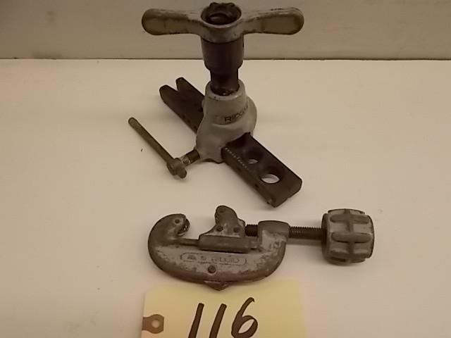 lot 116 image: Ridgid No. 458 Ratcheting Flaring T...