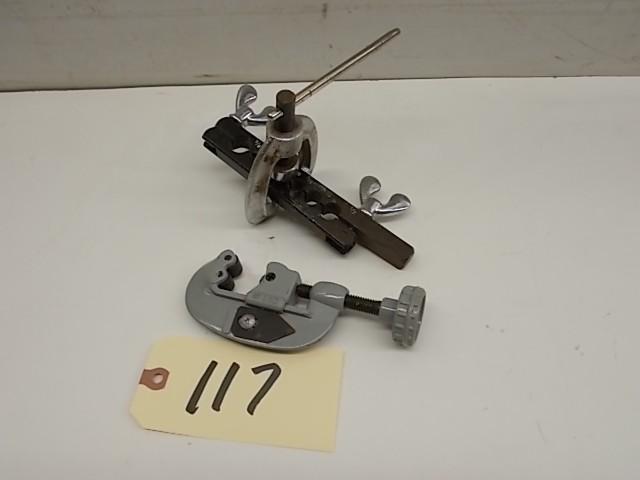 lot 117 image: Flaring Tool & Tubing Cutter...