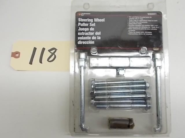 lot 118 image: Steering Wheel Puller Set...