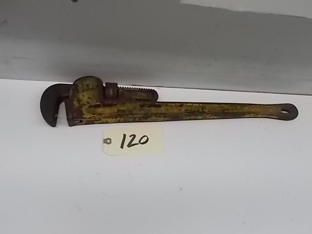 lot 120 image: Ridgid 24" Pipe Wrench...