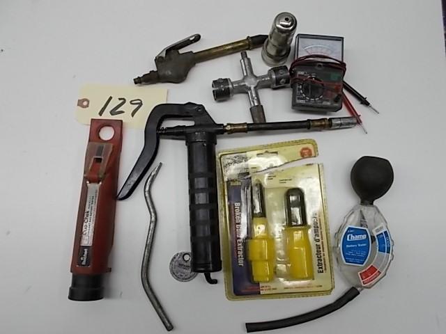 lot 129 image: Asstd Automotive Tools...