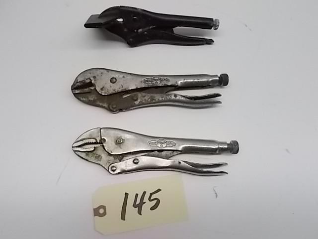 lot 145 image: (2) Vise Grips & Crescent Plier...