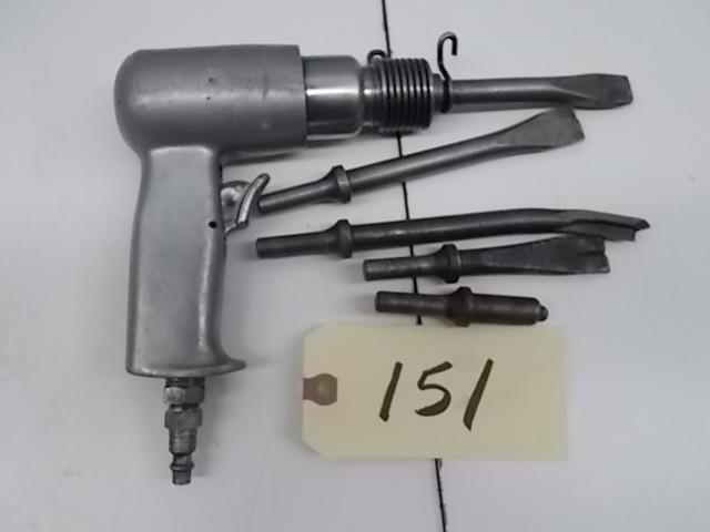 lot 151 image: Air Chisel with (5) Bits, Works...