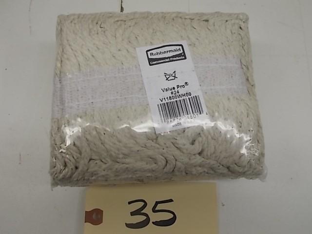lot 35 image: Rubbermaid Commercial Mop Head, New...