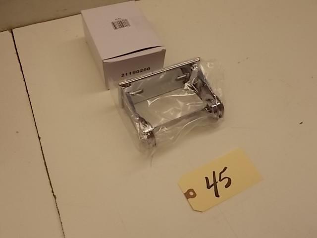 lot 45 image: Chrome Bath Tissue Holder, New...