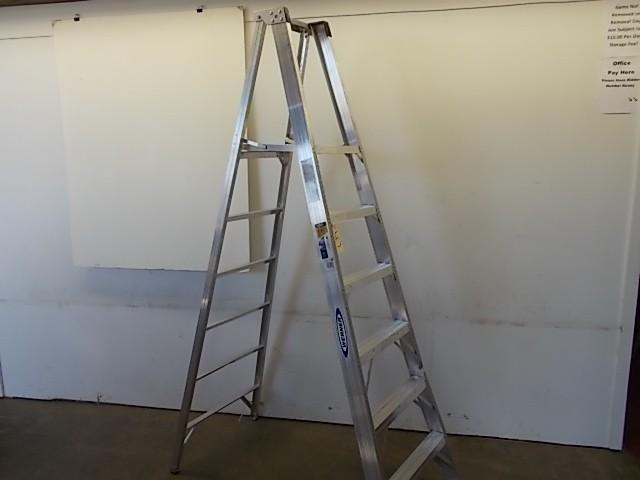 lot 5 image: Werner Model P408 6 Aluminum Step ...