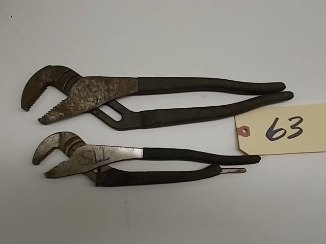 lot 63 image: (2) Craftsman Pliers...