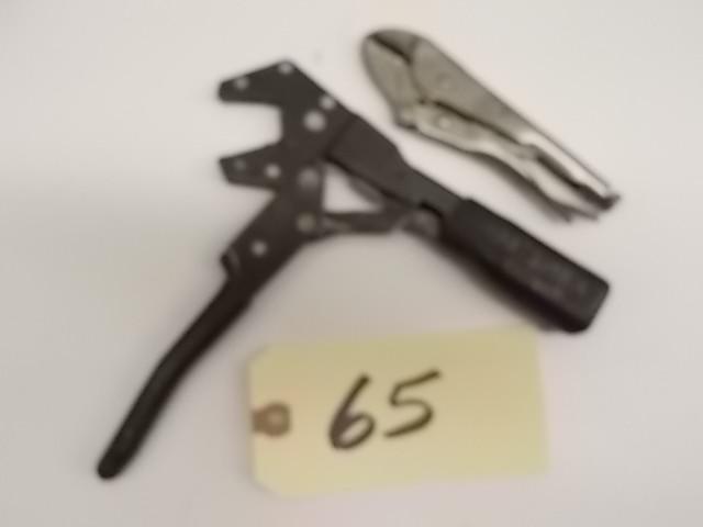lot 65 image: (2) Craftsman Pliers...