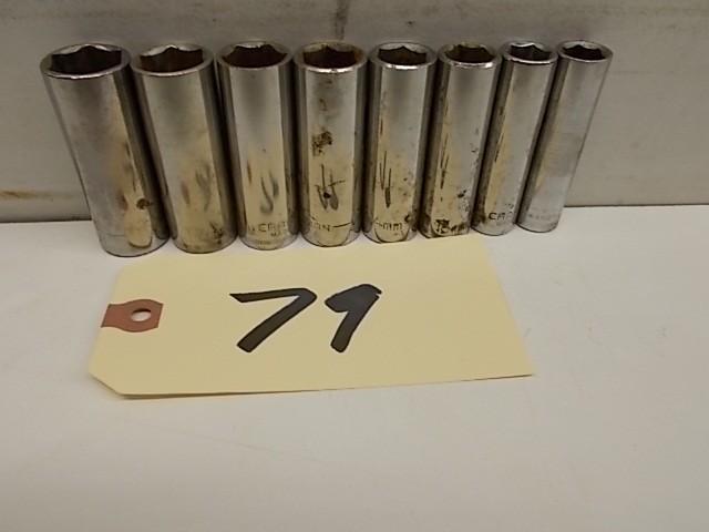 lot 79 image: Craftsman 38" Sockets, 11-18...