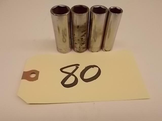 lot 80 image: Craftsman 14" Sockets, 10, 12...