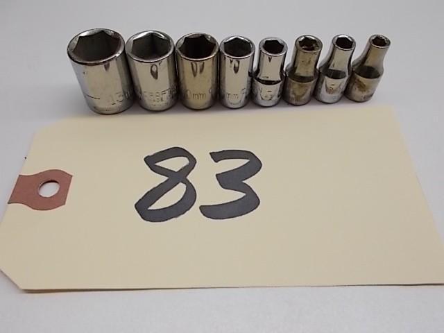 lot 83 image: Craftsman 14" Sockets, 4-6, 8...