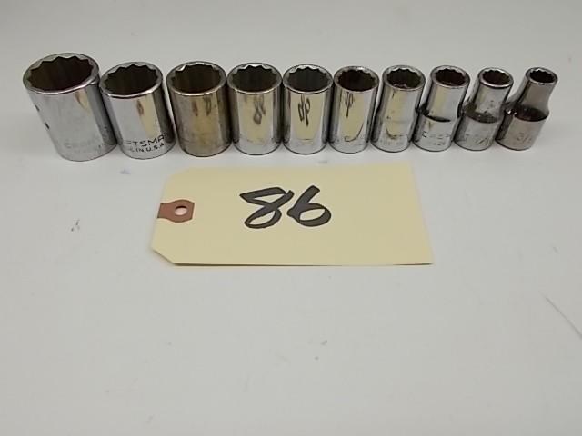 lot 86 image: Craftsman 12" Sockets, 38-7...