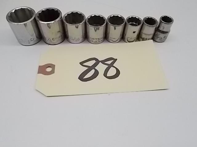 lot 88 image: Craftsman 38" Sockets, 38-13...