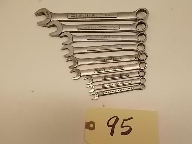 lot 95 image: Craftsman Wrenches 6-8, 10-13, 15, ...