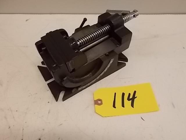 lot 114 image: 3" Tilting Drill Vise, New...