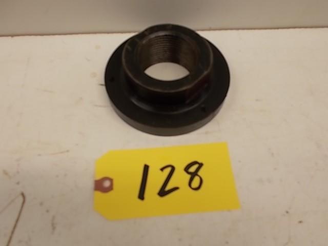lot 128 image: 2 14", 8 TPI Back Plate, 5&qu...