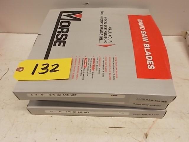 lot 132 image: (3) Morse 7 9" 34" 32 1...
