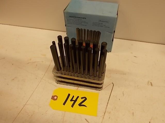 lot 142 image: 28 pc. Transfer Punch Set, 116-17...