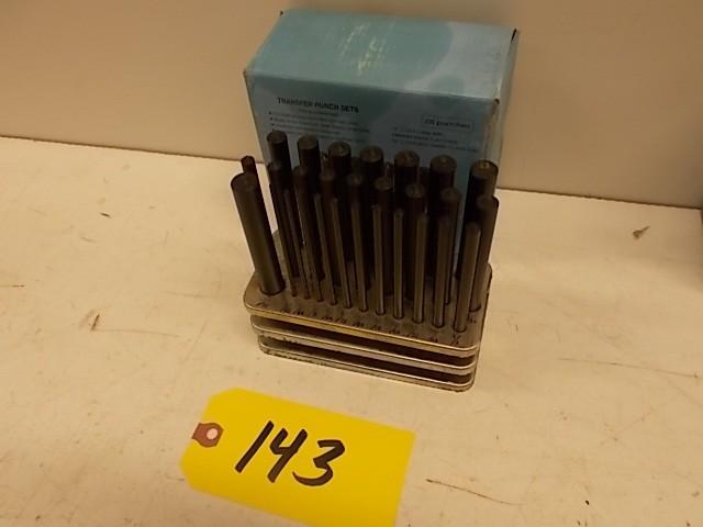lot 143 image: 28 pc. Transfer Punch Set, 116-17...
