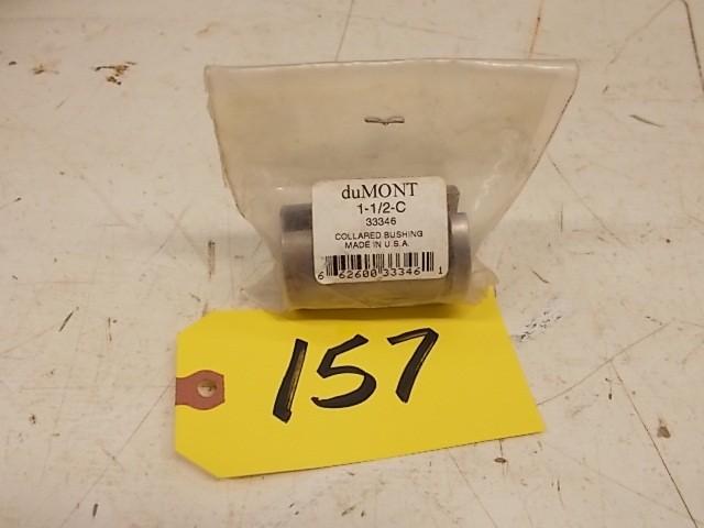 lot 157 image: Dumont 1 12 C Collared Bushing, Ne...