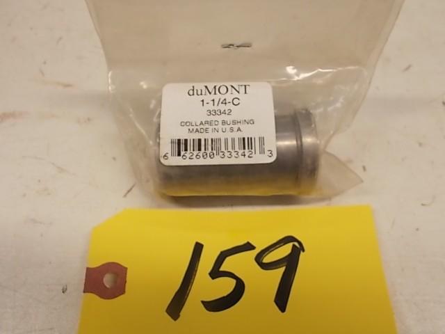 lot 159 image: Dumont 1 14 C Collared Bushing, Ne...