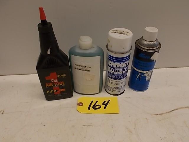 lot 164 image: (2) Toolmakers Ink, Air Tool Oil, &...