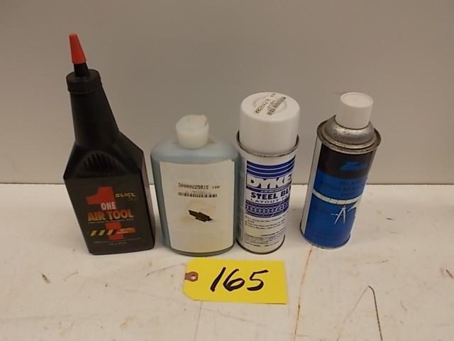 lot 165 image: (2) Toolmakers Ink, Air Tool Oil, &...