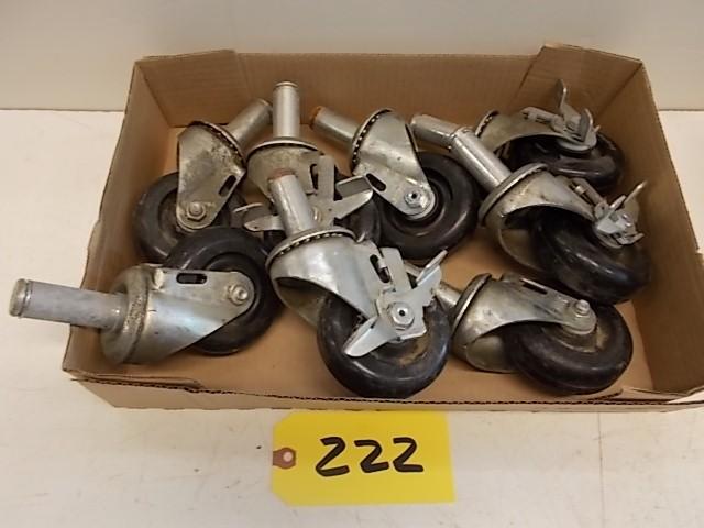 lot 222 image: (8) Colson 3 12" x 1 12"...