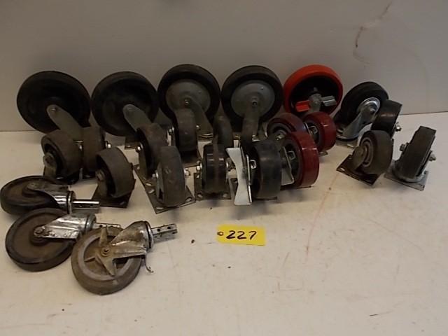 lot 227 image: Approx. (25) Asstd Casters...
