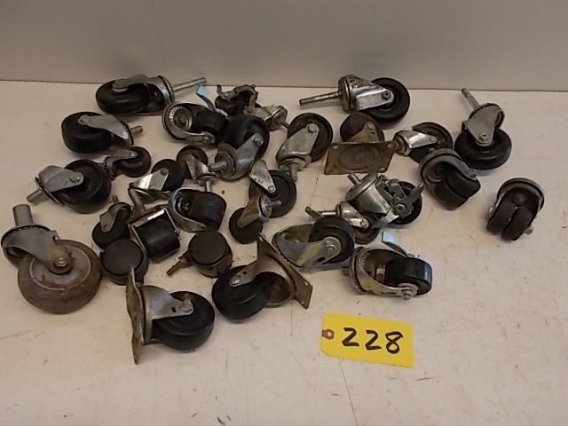 lot 228 image: Approx. (31) Asstd Casters...