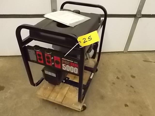lot 25 image: Coleman Powermate Pro-Gen 5000 Watt...