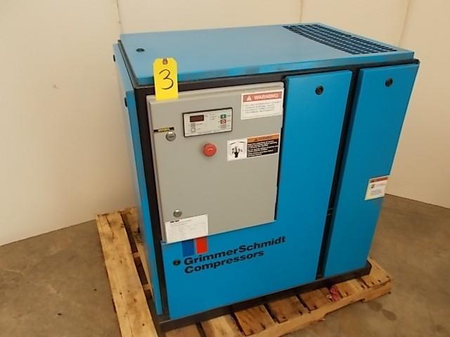 lot 3 image: Grimmer Schmidt Rotary Screw Air Co...