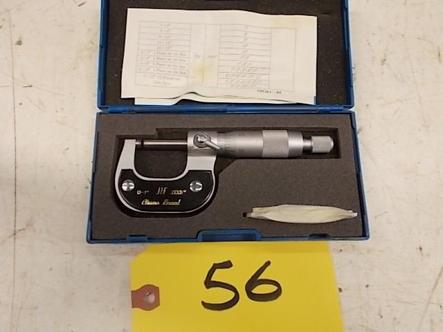 lot 56 image: 0-1" Micrometer...