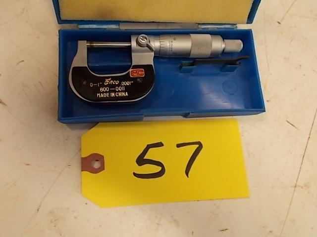 lot 57 image: Enco 0-1" Micrometer...