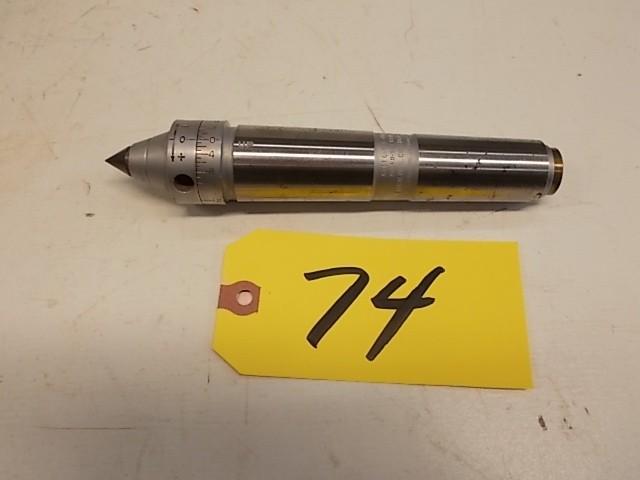 lot 74 image: Adjustable Lathe Center, #10-Jarno ...