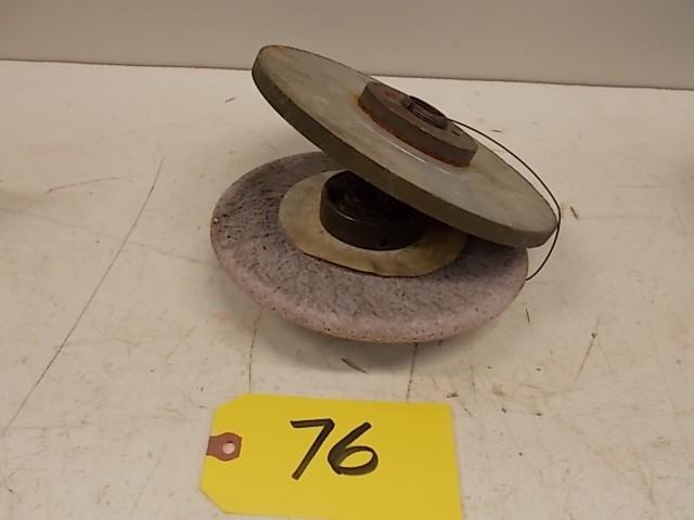 lot 76 image: (2) Surface Grinder Hubs, (1) With ...