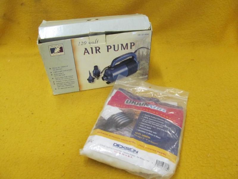 lot 113 image: 120 Volt Air Pump and Filter...