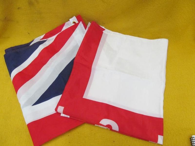 lot 114 image: 2 Flags - England and Great Britain...