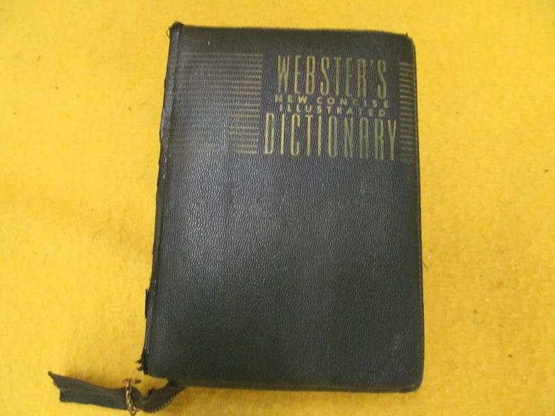 lot 138 image: 1942 Websters Dictionary in Zipped ...