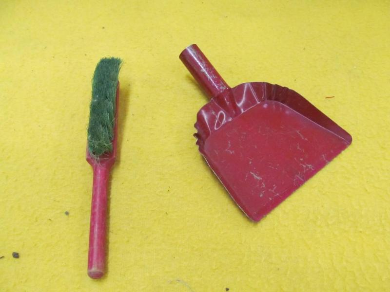 lot 146 image: Metal Toy Dust Pan and 1 Toy Brush...