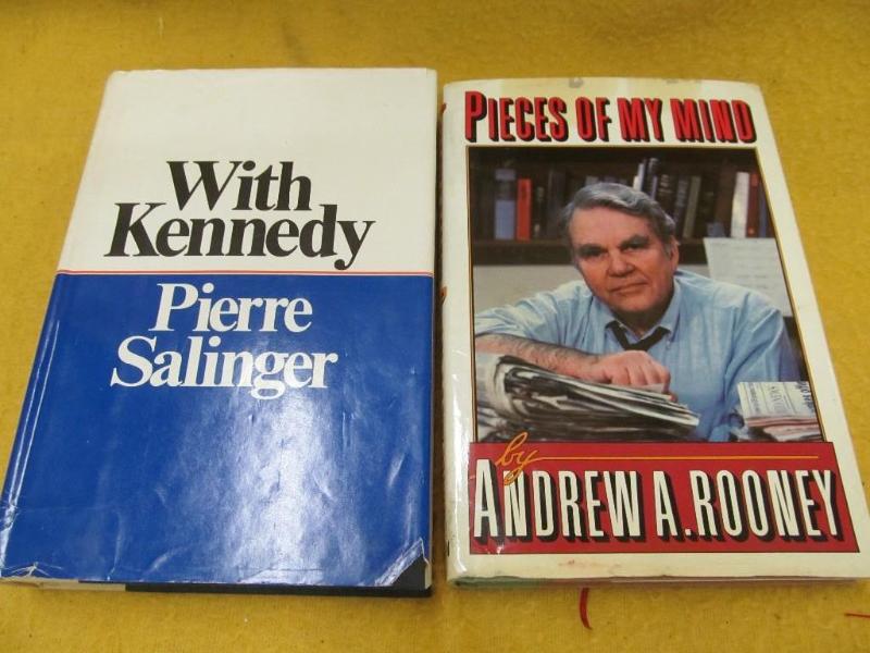 lot 155 image: 2 Books - 1966 With Kennedy, Pierre...