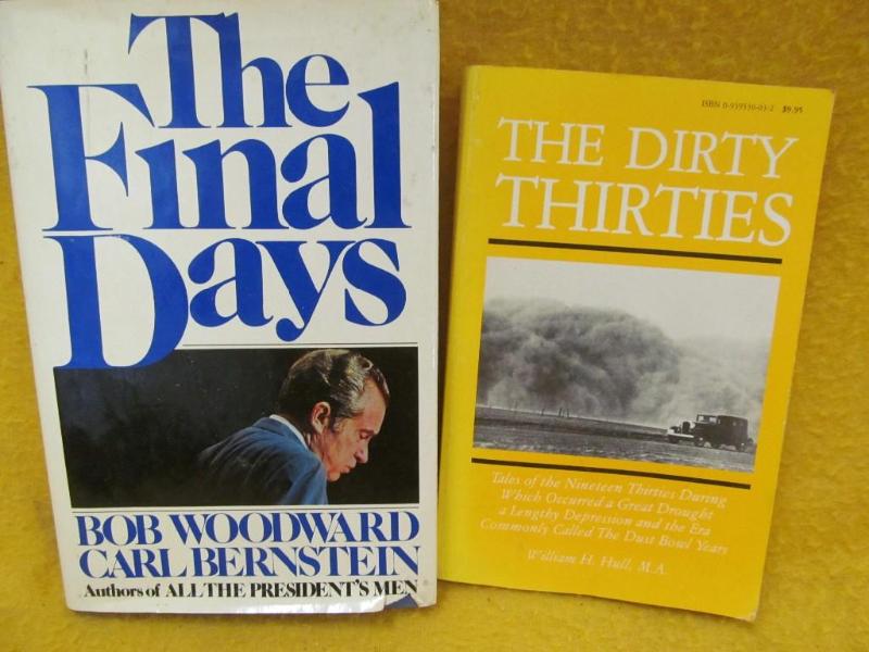 lot 156 image: 2 Books - The Dirty Thirties and 19...